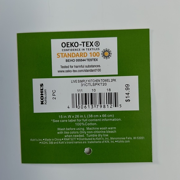 Relisted See New Listing HAND CRAFTED Crochet Floral Hanging Kitchen Hand Towels - Picture 9 of 9